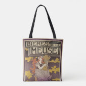 Biere de la Meuse van Marc Auguste Bastard Tote Bag (Achterkant)