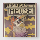 Biere de la Meuse van Marc Auguste Bastard Vierkante Klok (Voorkant)