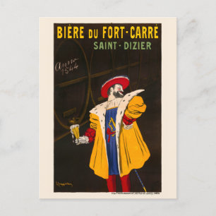 Bière du Fort-Carré Vintage Poster 1907 Briefkaart