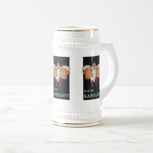 Biere Gangloff 2 bier en Mokken, steins Bierpul (Voorkant rechts)