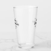 Bieren tot 30e verjaardag naam datum man stijlvolE Glas (Rechts)
