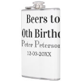 Bieren tot 30e verjaardag naam datum man stylishSi Heupfles (Links)