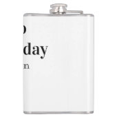 Bieren tot 30e verjaardag naam datum man stylishSi Heupfles (Achterkant)