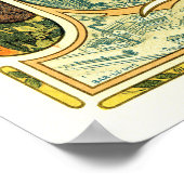 BIERES DE LA MEUSE Beer Alphonse Mucha Art Poster (Hoek)