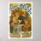 Bieres De La Meuse -Franse Adverteren kunst Poster (Voorkant)