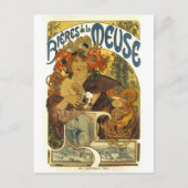 Bieres de la meuse  franse poster briefkaart (Voorkant)
