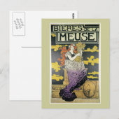 Bieres De La Meuse, Marc Auguste Bastard Briefkaart (Voorkant / Achterkant)