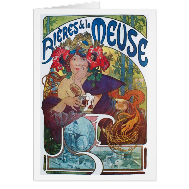 Bieres de la Meuse, Mucha (Voorkant)