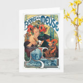 Bieres de la Meuse, Mucha Kaart (Gele Bloem)