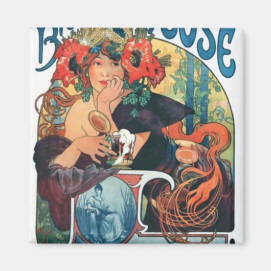 Bieres de la Meuse, Mucha Magneet (Voorkant)