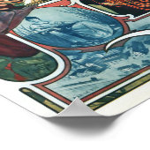 Bieres de la Meuse, Mucha Poster (Hoek)