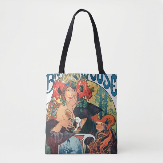 Bieres de la Meuse, Mucha Tote Bag (Voorkant)
