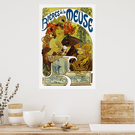 Bieres de La Meuse Poster (Keuken)