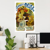 Bieres de La Meuse Poster (Thuiskantoor)