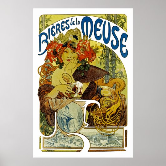 Bieres de La Meuse Poster (Voorkant)
