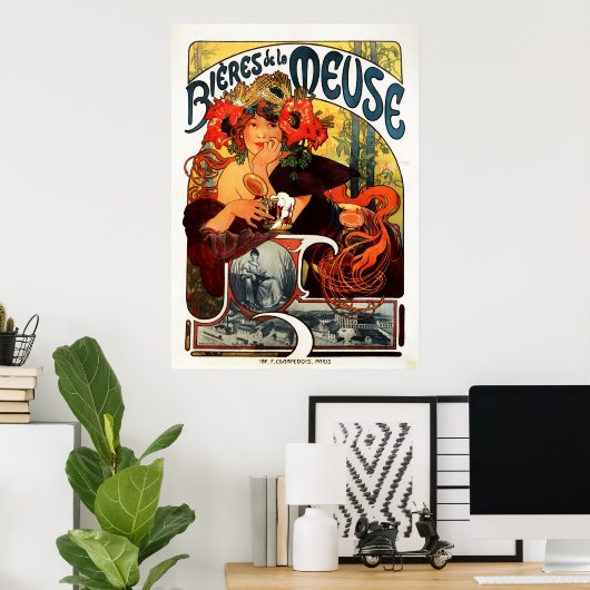 Bieres De La Meuse Poster (Thuiskantoor)