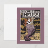 Bieres de la Meuse Promotional Poster Briefkaart (Voorkant / Achterkant)