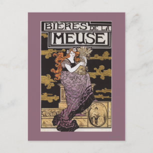 Bieres de la Meuse Promotional Poster Briefkaart