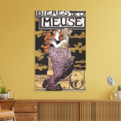 Bieres de la Meuse Promotional Poster Canvas Afdruk (Insitu (Woonkamer))
