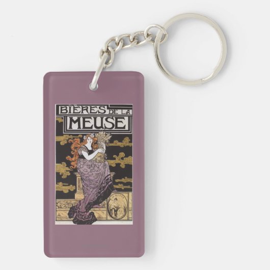 Bieres de la Meuse Promotional Poster Sleutelhanger (achterkant)