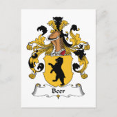 Bierfamilie Crest Briefkaart (Voorkant)
