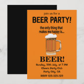 Bierfeest Drink Bier Kaart (Voorkant / Achterkant)