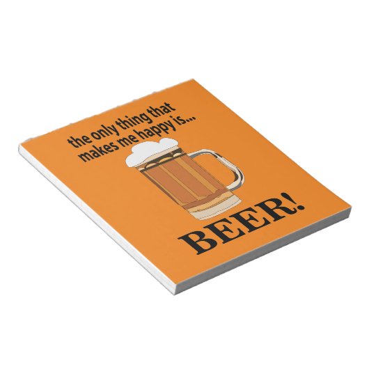 Bierfeest Drink Bier Notitieblok (Schuin)