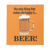Bierfeest Drink Bier Notitieblok (Voorkant)
