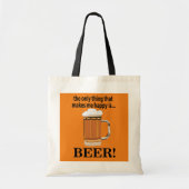 Bierfeest Drink Funny Beer Tote Bag (Voorkant)