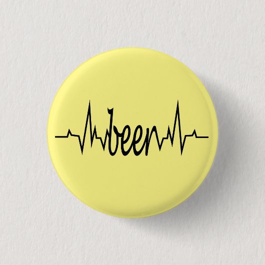 bierfeestijdknop ronde button 3,2 cm (Voorkant)