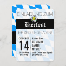 Bierfest-uitnodigingen