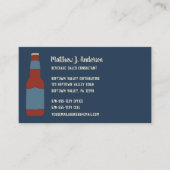 Bierfles Bier Distributeur Bar thema Visitekaartje (Voorkant)