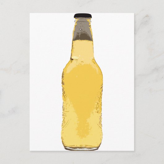 Bierfles Briefkaart (Voorkant)