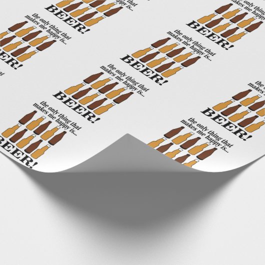 Bierfles Fun Bier Cadeaupapier (Hoek)