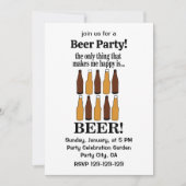 Bierfles Grappig Bier Kaart (Voorkant)