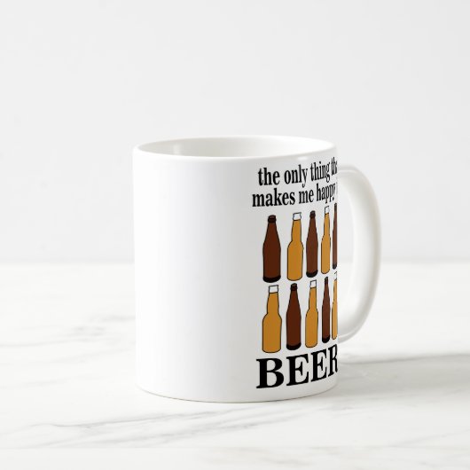 Bierfles Grappig Bier Koffiemok (Voorkant rechts)