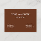 Bierfles Grappig Bier Visitekaartje (Achterkant)