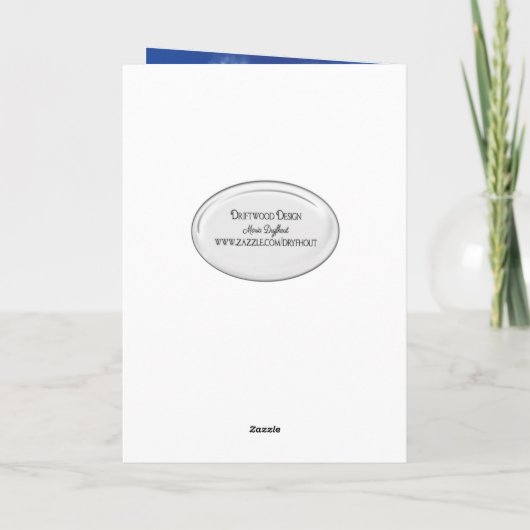 Bierfles in Ocean Wave Kaart (Achterkant)