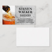 Bierfles Inschinken  Afsprakenkaartje (Voorkant / Achterkant)