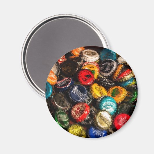 Bierfles Petten Magneet (Voorkant / Achterkant)