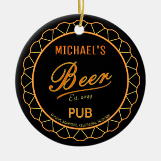 Bierflesdop Pub Keramisch Ornament