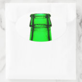 Bierfleshals Ovale Sticker (Tas)