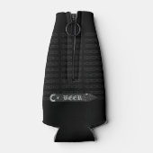 Bierflesje Pet/flesopener grijs/wit 2 Flesjeskoeler (Achterkant)