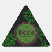 Bierflesjes Pet Green Sticker (Voorkant)