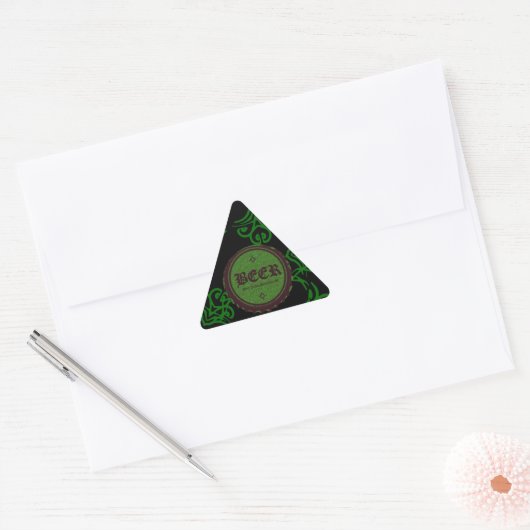 Bierflesjes Pet Green Sticker (Envelop)