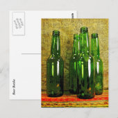 Bierflessen Briefkaart (Voorkant / Achterkant)