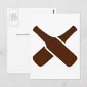 Bierflessen Briefkaart (Voorkant / Achterkant)