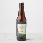 Bierflessen Grafisch Aangepast Bericht Bier Etiket (Voorkant)