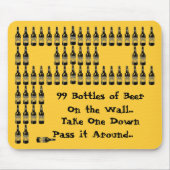 Bierflessen Muismat (Voorkant)