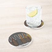 Bierflessen Zandsteen Onderzetter (Zijkant)